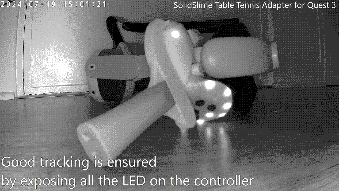 Official SolidSlime Eleven Table Tennis VR adapters for Meta Quest 3 & 3S - V3.2 (US and Canada only)