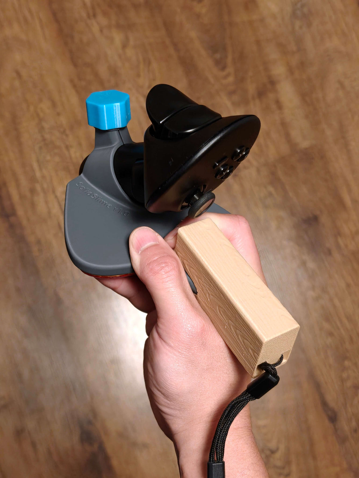 Official SolidSlime Eleven Table Tennis Penholder VR adapters for Steam Frame (US and Canada only)