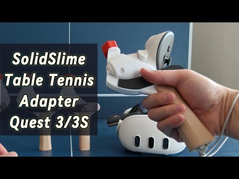 Official SolidSlime Eleven Table Tennis VR adapters for Meta Quest