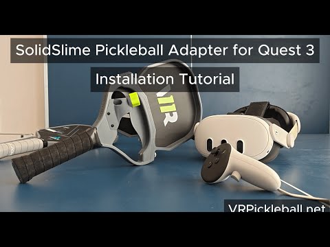 SolidSlime's pickleball adapter for Oculus Quest 3/3S (US and